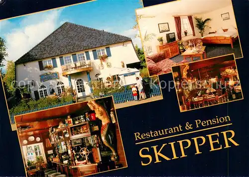 AK / Ansichtskarte Zingst_Ostseebad Restaurant Pension Skipper Gaststube Zimmer Bar Zingst_Ostseebad