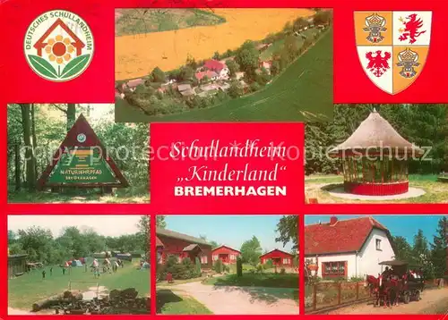 AK / Ansichtskarte Sundhagen Schullandheim Kinderland Bremerhagen Teilansichten 