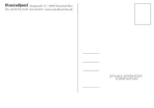 AK / Ansichtskarte Binz_Ruegen Centralhotel Terrasse Binz_Ruegen