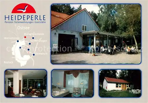 AK / Ansichtskarte Rostock Heideperle Pension Ferienwohnungen Gaststaette 
