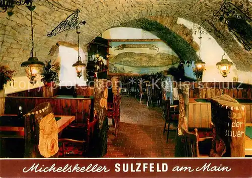 AK / Ansichtskarte Sulzfeld_Main Weinlokal Michelskeller Sulzfeld Main