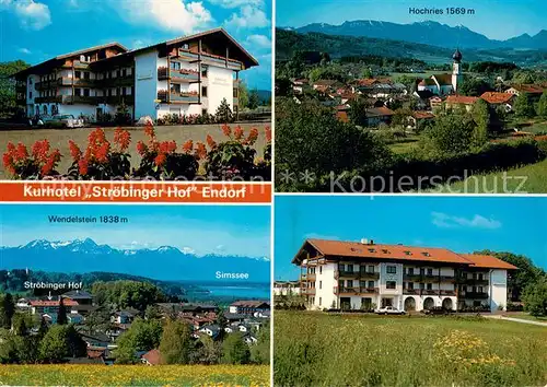 AK / Ansichtskarte Endorf_Bad Kurhotel Stroebinger Hof Hochries Wendelstein Simssee Endorf_Bad