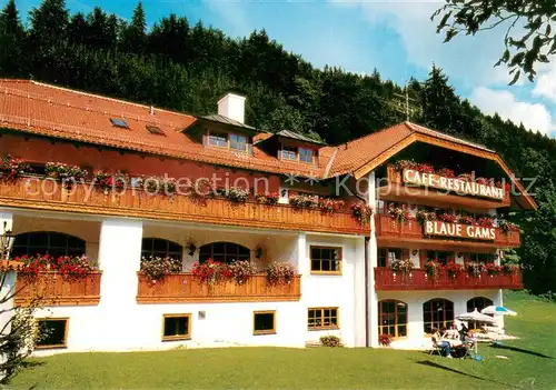 AK / Ansichtskarte Ettal Hotel Restaurant Cafe Blaue Gams Ettal