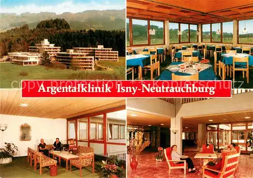 AK / Ansichtskarte Neutrauchburg Argentalklinik Gastraeume Foyer Neutrauchburg
