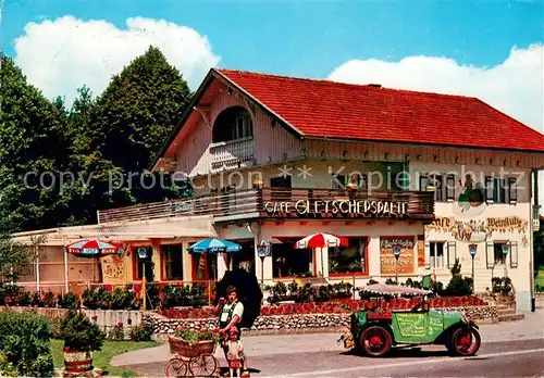 AK / Ansichtskarte Trauchgau Cafe Gletscherspalte Weinstube Trauchgau