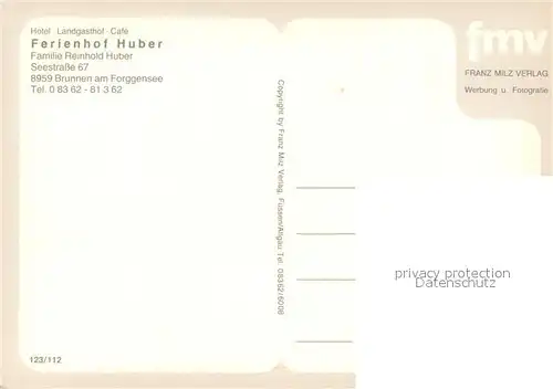 AK / Ansichtskarte Brunnen_Schwangau Ferienhof Huber Gaststube Pferdeschlitten Details Brunnen Schwangau