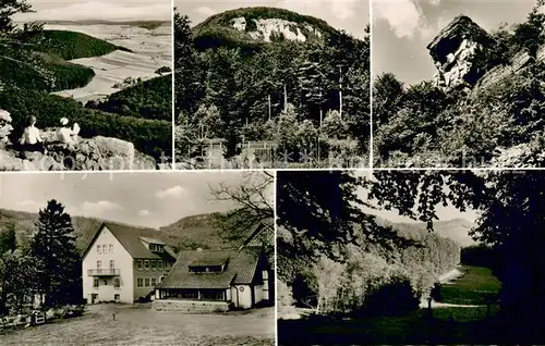 AK / Ansichtskarte Zersen Gasthaus Pension Pappmuehle Landschaftspanorama Weserbergland Zersen