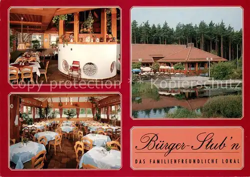 AK / Ansichtskarte Schwanstetten Buerger Stub n Lokal Restaurant Schwanstetten