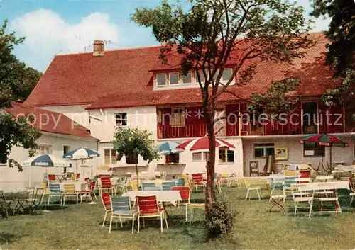 AK / Ansichtskarte Plech Ausflugsgaststaette Pension Schuster Biergarten Plech