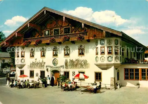 AK / Ansichtskarte Bernau_Chiemsee Gasthof zum alten Wirt Bernau Chiemsee