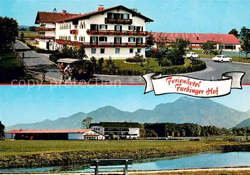 AK / Ansichtskarte Bernau_Chiemsee Ferien Hotel Farbinger Hof Panorama Bernau Chiemsee