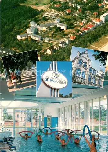 AK / Ansichtskarte Ahlbeck_Ostseebad Rehaklinik Seebad Ahlbeck Allee Hallenbad Ahlbeck_Ostseebad
