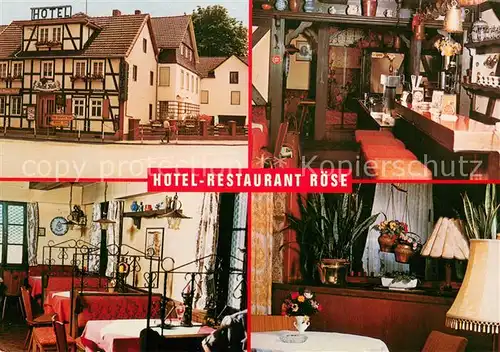 AK / Ansichtskarte Bebra Hotel Restaurant Roese Koenig Pils Stube Bebra