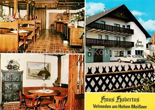 AK / Ansichtskarte Velmeden_Witzenhausen Restaurant Pension Haus Hubertus Velmeden Witzenhausen