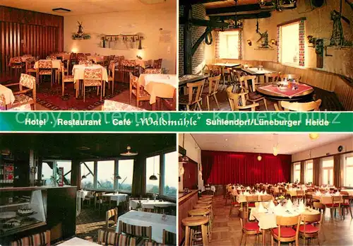 AK / Ansichtskarte Suhlendorf Hotel Waldmuehle Restaurant Cafe Suhlendorf