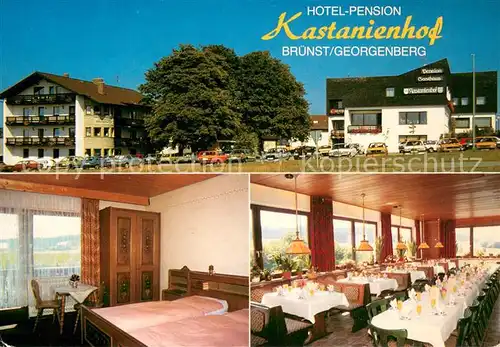 AK / Ansichtskarte Bruenst_Georgenberg Hotel Pension Kastanienhof Fremdenzimmer Restaurant 