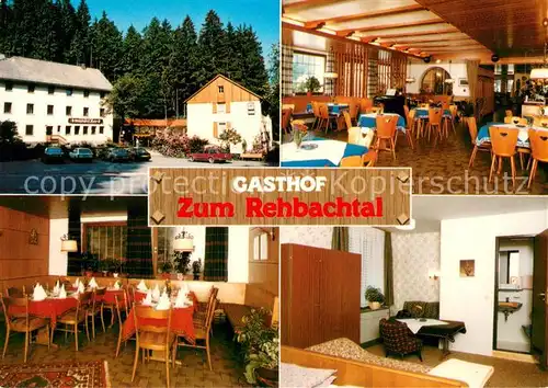 AK / Ansichtskarte Grafengehaig Gasthof zum Rehbachtal Restaurant Fremdenzimmer Grafengehaig