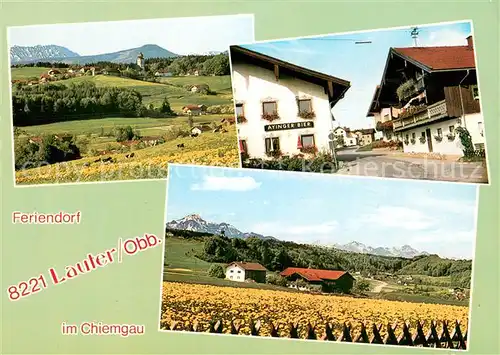 AK / Ansichtskarte Lauter_Oberbayern Panorama Feriendorf im Chiemgau Alpenblick Lauter Oberbayern