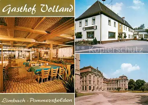 AK / Ansichtskarte Pommersfelden Gasthof Volland Restaurant Schloss Pommersfelden