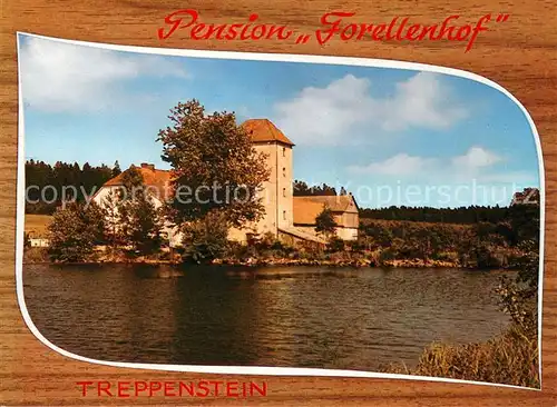 AK / Ansichtskarte Treppenstein_Oberpfalz Pension Forellenhof Treppenstein_Oberpfalz