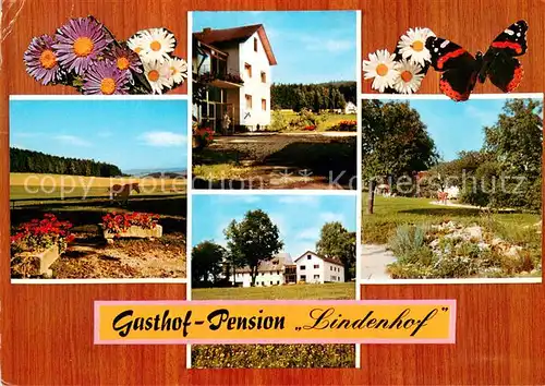 AK / Ansichtskarte Braunetsrieth Gasthof Pension Lindenhof Teilansichten Braunetsrieth