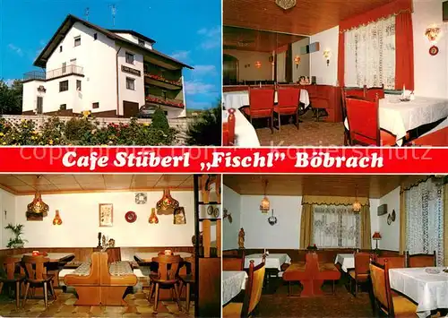 AK / Ansichtskarte Boebrach Cafe Stueberl Fischl Gastraeume Boebrach