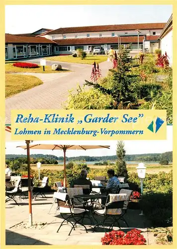 AK / Ansichtskarte Lohmen_Guestrow Reha Klinik Garder See Terrasse Lohmen_Guestrow