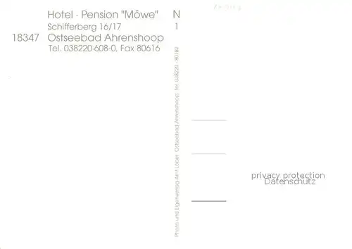 AK / Ansichtskarte Ahrenshoop_Ostseebad Hotel Moewe Pension Ahrenshoop_Ostseebad