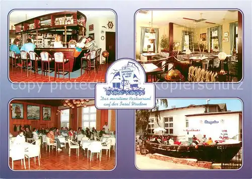 AK / Ansichtskarte Koserow_Ostseebad_Usedom Hotel Restaurant Hanse Kogge Bar Gastraeume  Koserow_Ostseebad_Usedom