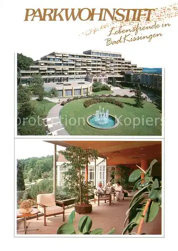AK / Ansichtskarte Bad_Kissingen Parkwohnstift Bad Kissingen Park Aufenthaltsraum Bad_Kissingen