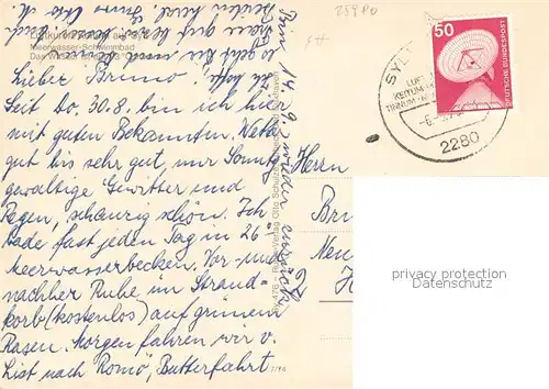 AK / Ansichtskarte Keitum_Sylt Meerwasser Schwimmbad Keitum Sylt