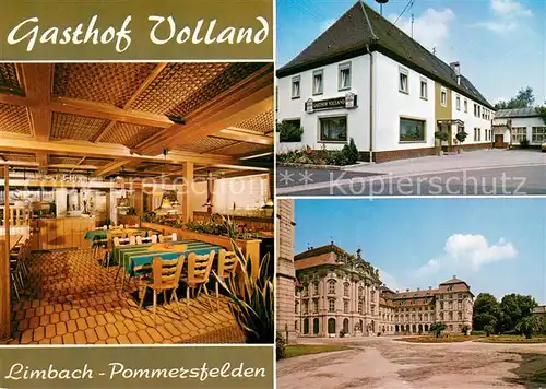 AK / Ansichtskarte Pommersfelden Gasthof Pension Volland Schloss Pommersfelden