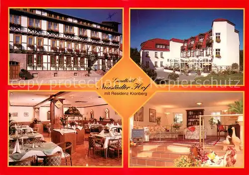 AK / Ansichtskarte Neustadt_Harz Landhotel Neustaedter Hof Restaurant Halle Neustadt_Harz