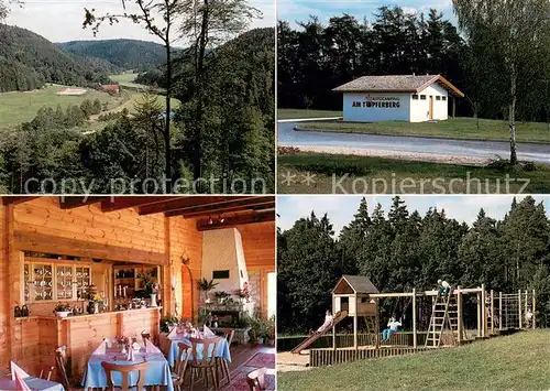 AK / Ansichtskarte Clodra Restaurant Am Toepferberg Kinderspielplatz Landschaftspanorama Clodra