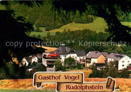 AK / Ansichtskarte Rudolphstein Gasthof Hotel Pension Vogel Rudolphstein