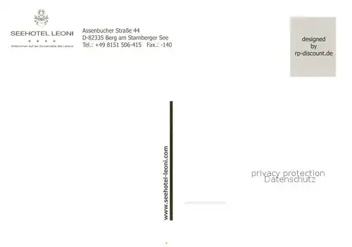 AK / Ansichtskarte Berg_Starnberg Seehotel Leoni am Starnberger See Terrasse Fahrgastschiff Starnberger See Berg_Starnberg