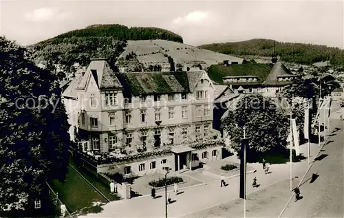 AK / Ansichtskarte Bad_Harzburg Hotel Schwarzer Adler Bad_Harzburg