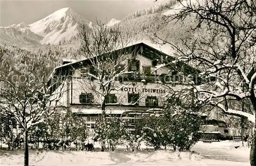 AK / Ansichtskarte Ettenhausen_Schleching Alpenhotel Pension Edelweiss Ettenhausen_Schleching