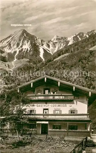 AK / Ansichtskarte Ettenhausen_Schleching Alpen Gasthof Edelweiss Ettenhausen_Schleching