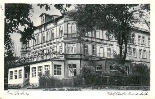 AK / Ansichtskarte Bad_Driburg Westfaelische Frauenhilfe Bad_Driburg