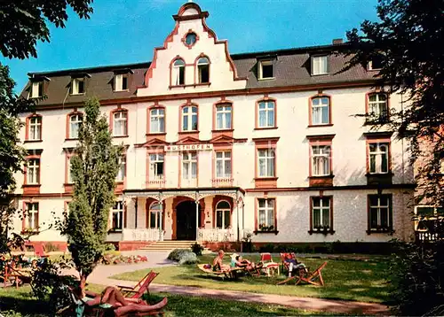 AK / Ansichtskarte Bad_Salzschlirf Hotel Wuesthofen Garten Bad_Salzschlirf