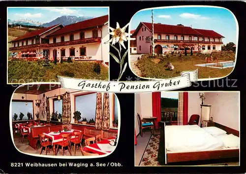 AK / Ansichtskarte Weibhausen Gasthof Pension Gruber Fremdenzimmer Weibhausen