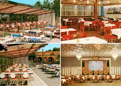 AK / Ansichtskarte Jeggeleben Ausflugsgaststaette Feine Sache Restaurant Terrasse Saal Jeggeleben