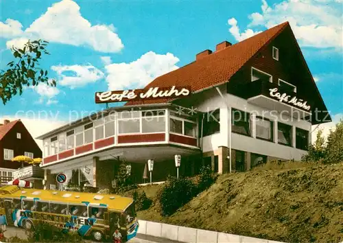 AK / Ansichtskarte Schulenberg_Oberharz Cafe Muhs Schulenberg_Oberharz