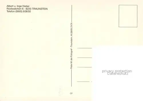 AK / Ansichtskarte Traunstein_Oberbayern Wimmerhof Gaestehaus Pension Gaststaette Traunstein_Oberbayern