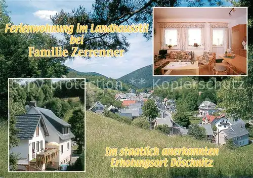 AK / Ansichtskarte Doeschnitz Ferienwohnung im Landhausstil Ortsansicht Doeschnitz
