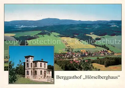 AK / Ansichtskarte Hainich Hoerselberg Panorama Blick vom Grossen Hoerselberg Berggasthof Hainich Hoerselberg