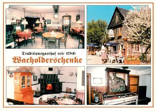 AK / Ansichtskarte Greiz_Thueringen Traditionsgasthof seit 1780 Wacholderschenke Greiz Thueringen