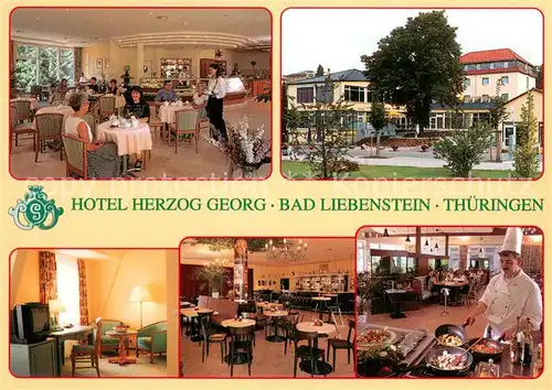 AK / Ansichtskarte Bad_Liebenstein Hotel Herzog Georg Restaurant Bad_Liebenstein