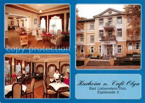 AK / Ansichtskarte Bad_Liebenstein Kurheim und Cafe Olga Bad_Liebenstein
